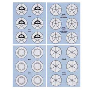 Flower Nail Templates 48stuks