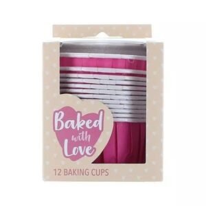 Culpitt Cupcake Cups Donker Roze 50mm 12st