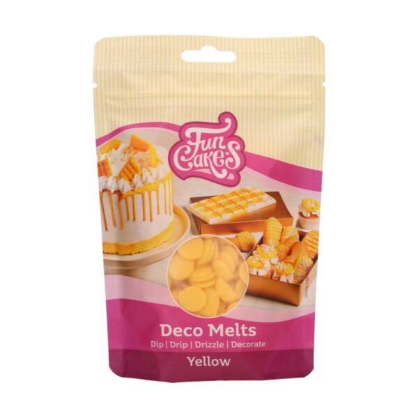 FunCakes Deco Melts -Geel- 250g