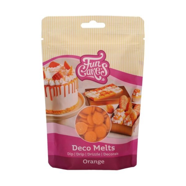FunCakes Deco Melts -Oranje- 250g
