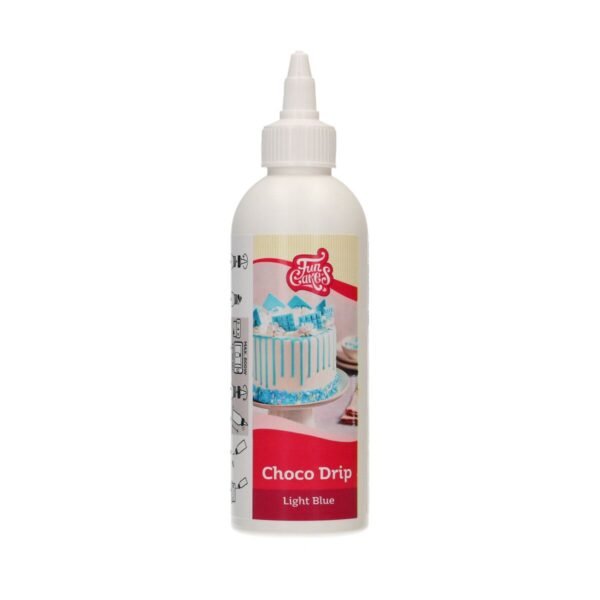 FunCakes Choco Drip Licht Blauw 180 g