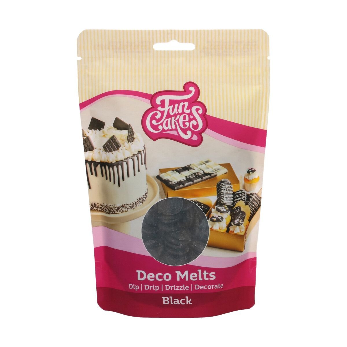 FunCakes Deco Melts -Zwart- 250g