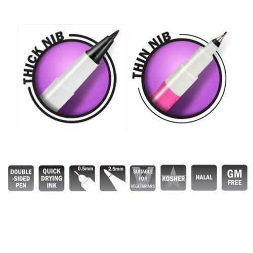 Rainbow Dust Food Pen/stift Bright Gold