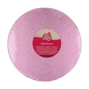 Cake Drum Rond 25 cm - Licht Roze