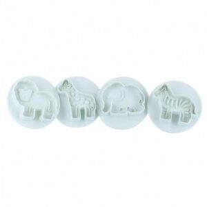 CULPITT PLUNGER CUTTER SET JUNGLE DIEREN 4ST,