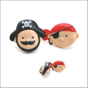 Cupcake Deco Ring Piraten - 12 st,