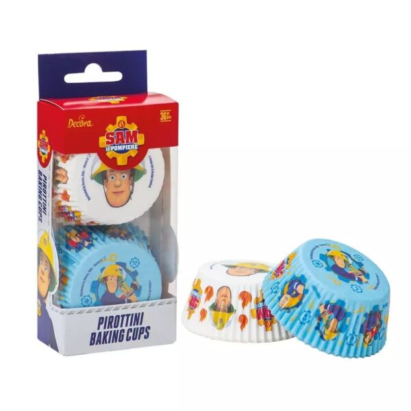 Cupcake Cups Brandweerman Sam #1 Ø50x32(h)mm 36 stuks