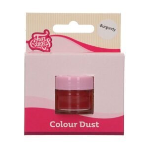 Colour Dust Burgundy - Eetbaar Kleurpoeder Bordeaux - FunCakes