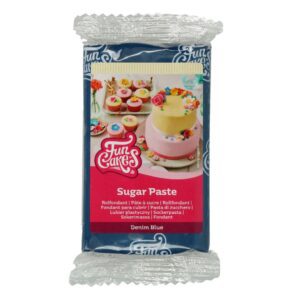 Fun Cakes Fondant Denim Blue/blauw - 250gr