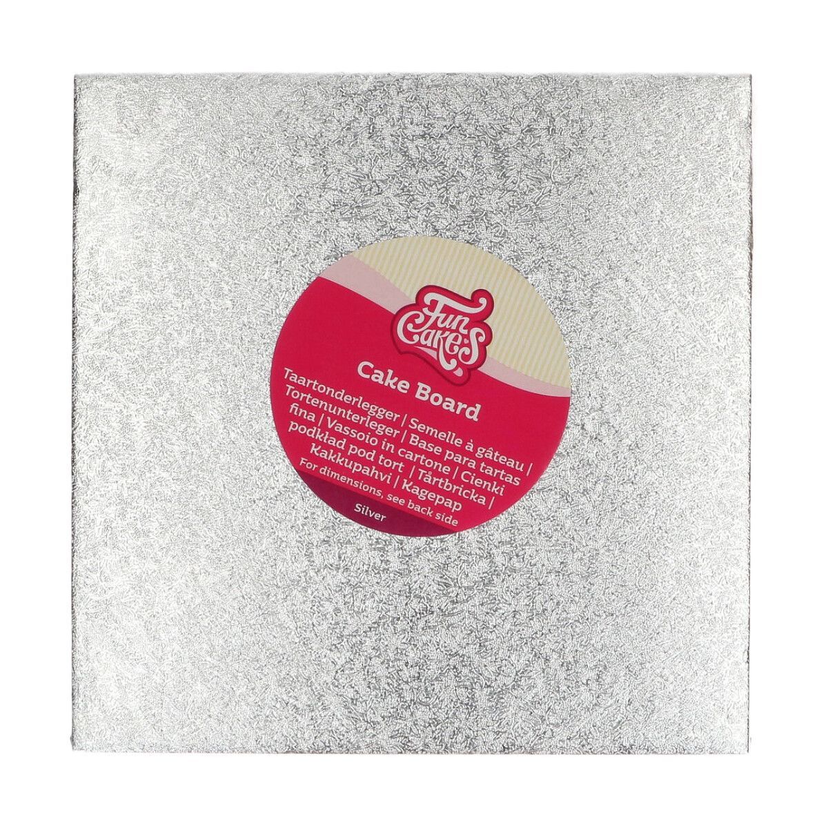 Cakecard Vierkant DT 22,5 cm