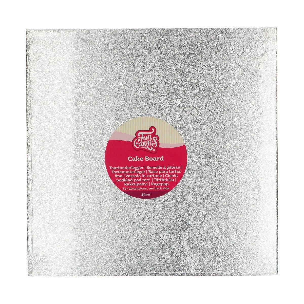 Cake Board Vierkant - 30 cm - Funcakes