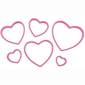 Hart Uitsteker Set - Nesting Heart Cutter Set - Wilton