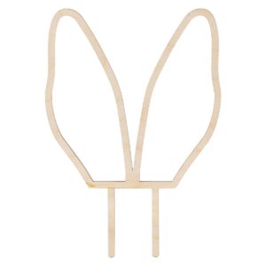 PartyDeco Houten Topper Konijnenoren