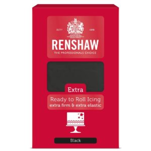 Renshaw Rolfondant Extra 1kg -Black