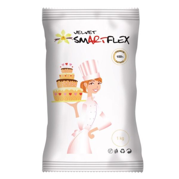 Smartflex Fondant Velvet White Vanille - 1kg