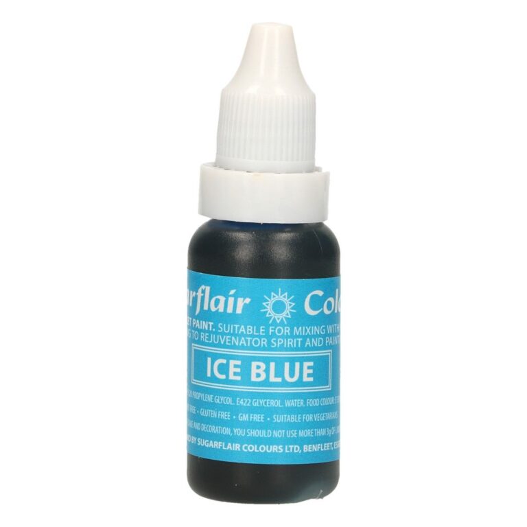 Sugarflair Edible Droplet Paint -Ice Blue- 14ml