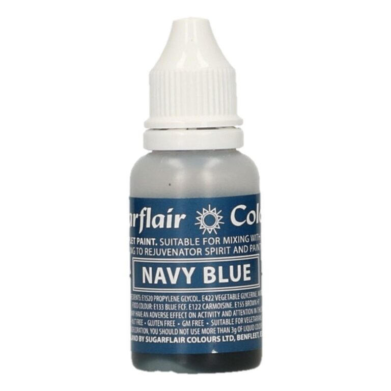 sugarflair_edible_droplet_paint_navy_blue_-_14ml