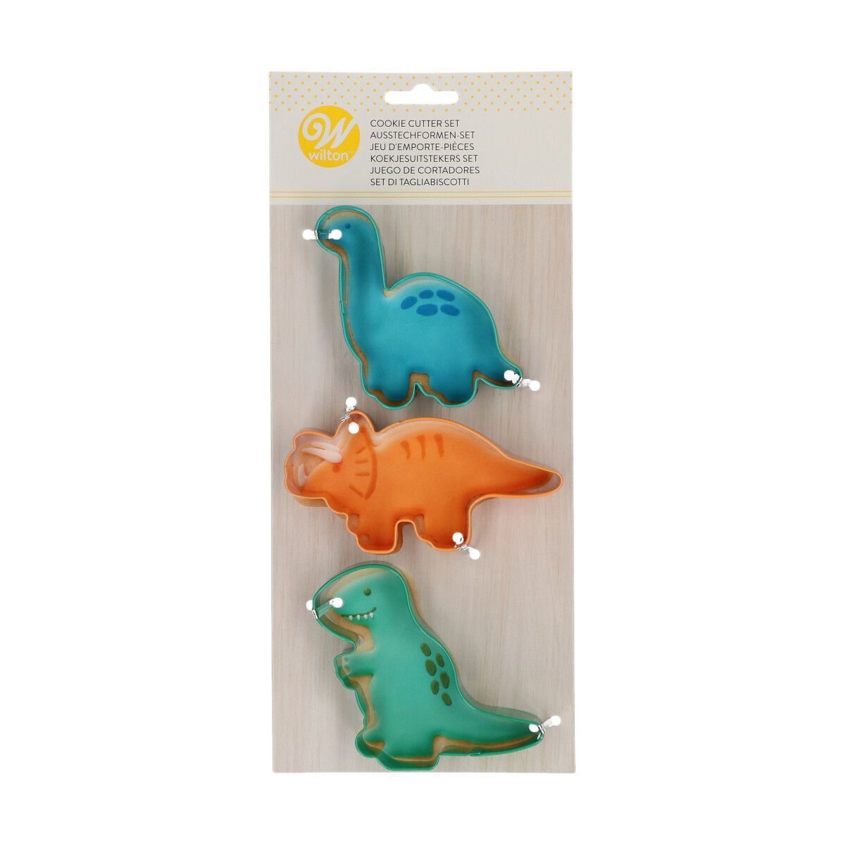 Wilton Dinosaur Cookie Cutter Set 3pc