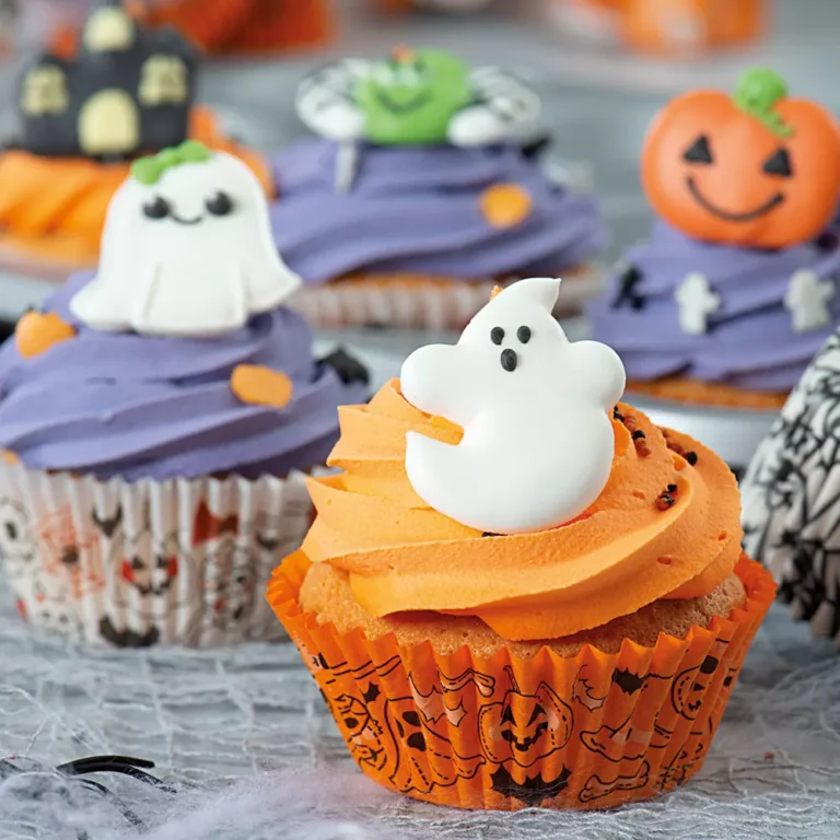 Cupcake Cups Halloween Pompoen & Geest Ø50x32(h) mm 36 stuks