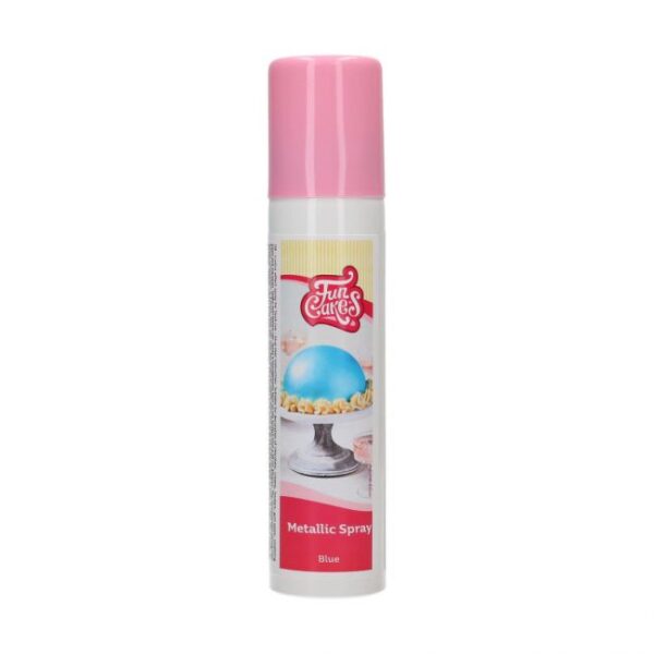 FunCakes Eetbare Metallic Spray Blauw 100ml