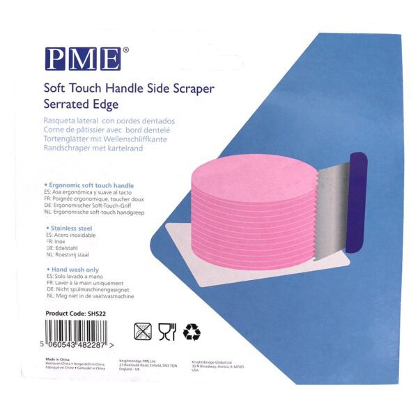 PME SIDE SCRAPER SERRATED EDGE