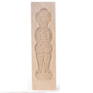 Speculaasplank Medium pop man (Piet) 20,5x5,5cm.