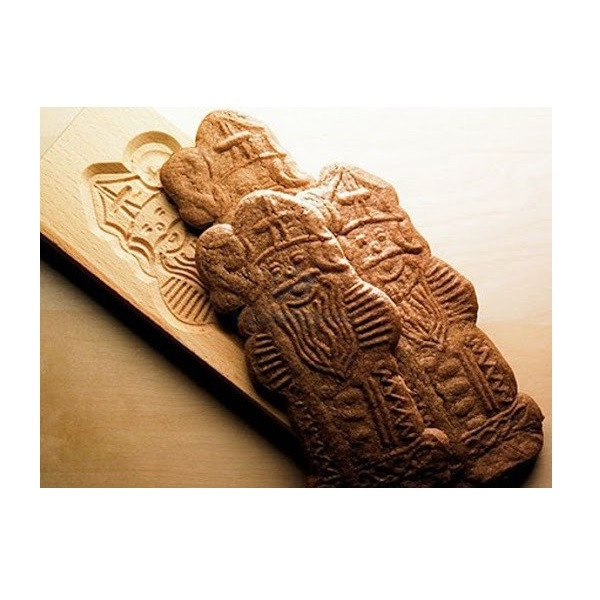 Speculaasplank Sint 19x8cm.