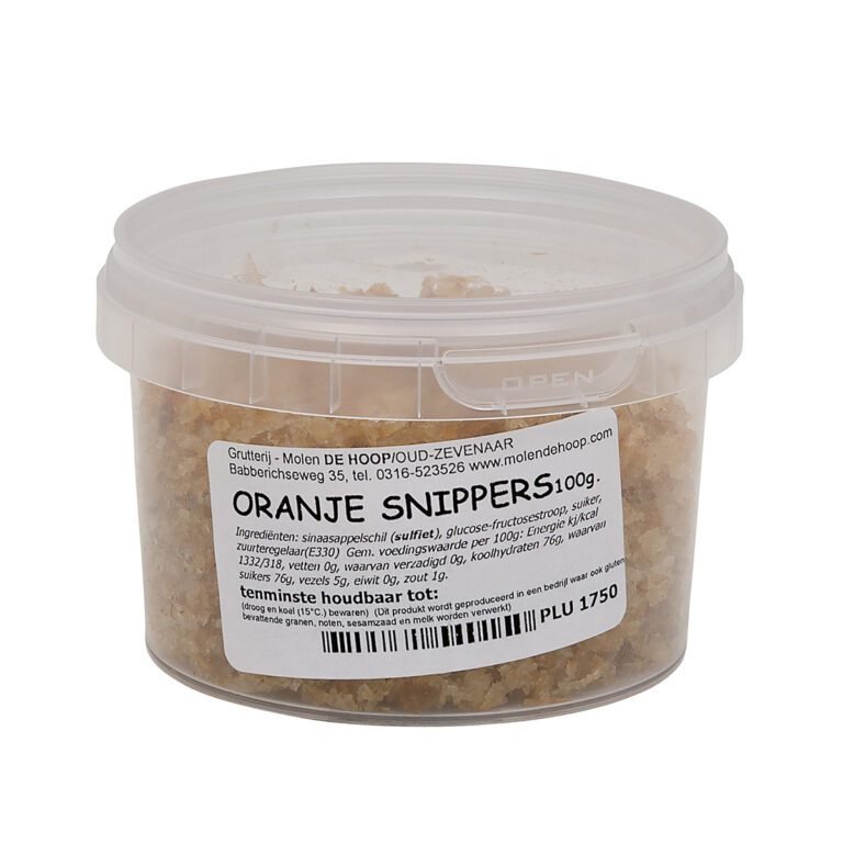 Molen de Hoop Oranjesnippers 100gr