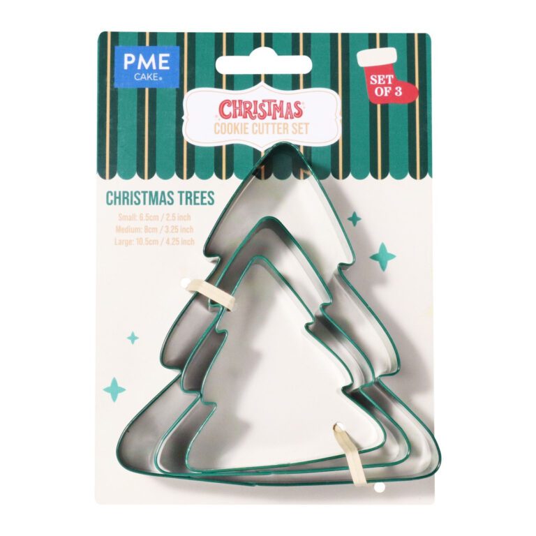 PME Koekjes Uitstekers Kerstbomen Set/3