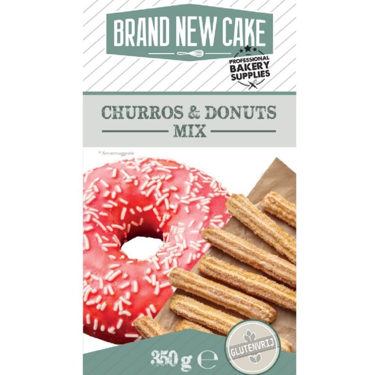 BrandNewCake Churros & Donut-mix 350g. Glutenvrij