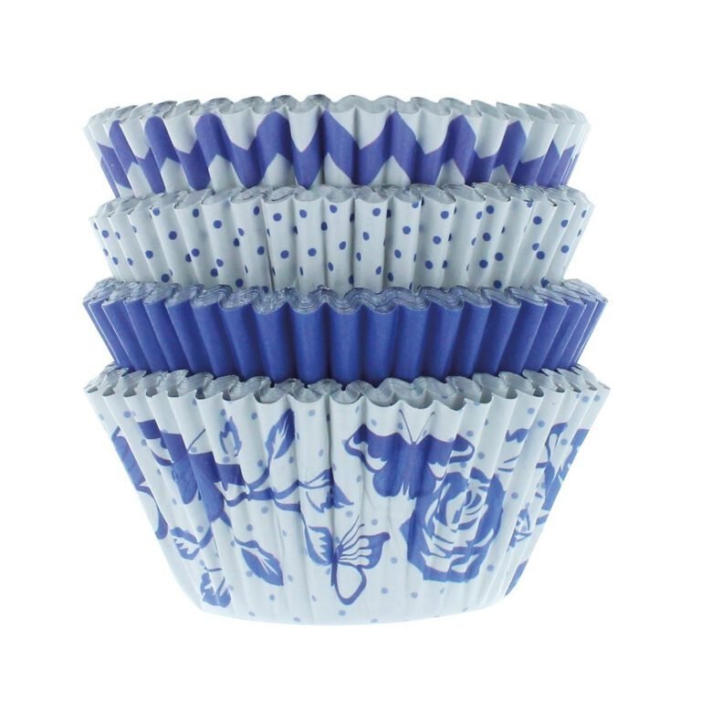 Culpitt Cupcake Cups China Blauw 50mm 100st.