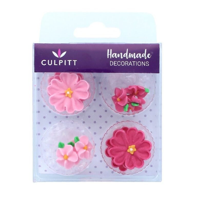 Culpitt Suikerdecoratie Madeliefjes Assortiment Roze 14st.