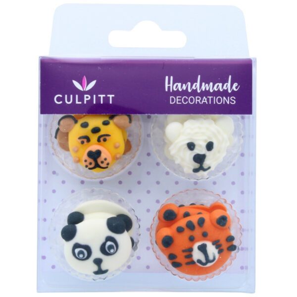 Culpitt Suikerdecoratie Wilde Dieren 12st.