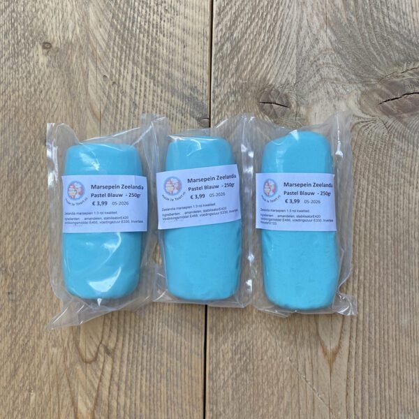 Marsepein Baby Blauw 250g - Zeelandia