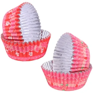 PME Cupcake Cups Vintage Valentijn Ø52mm 60st.