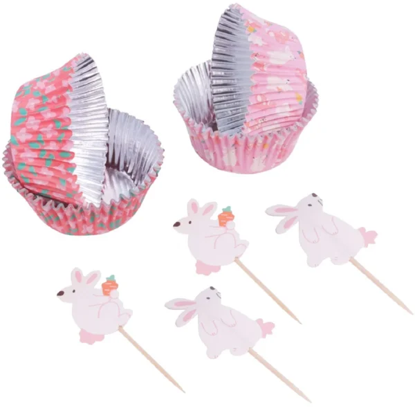 PME Cupcake Set Paashaas 24st. - Afbeelding 3