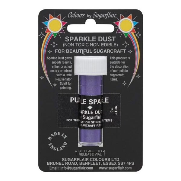 Sugarflair Sparkle Dust Purple Sparkle 2g