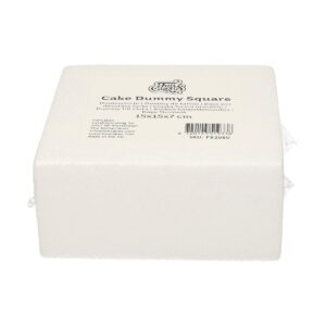 FunCakes Taart Dummy Vierkant 15x15x7 cm