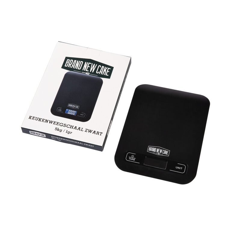 Keukenweegschaal Zwart 5kg