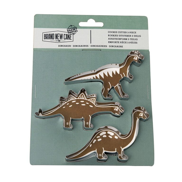 BrandNewCake Uitsteker Set Dinosaurus 3st.