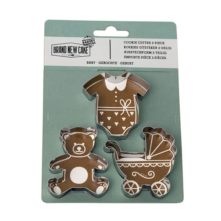 BrandNewCake Uitsteker Set Geboorte 3st.