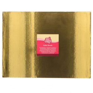 FunCakes Cake Drum Rechthoekig 40,5 x 30,5 cm - Goud - 20mm