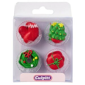 Culpitt Suikerdecoratie Kerst 12st.