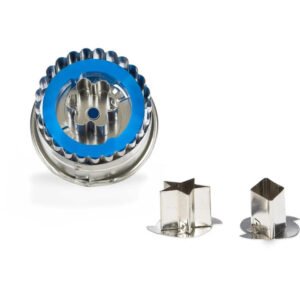 Patisse Uitsteker Linzer (Bloem/Ster/Vierkant) RVS 5cm Set/3