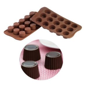 Silikomart Siliconen Bonbonvorm Rond Praline (15x) Ø30 mm