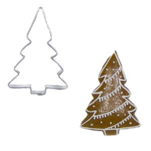 Uitsteker Kerstboom RVS 6cm