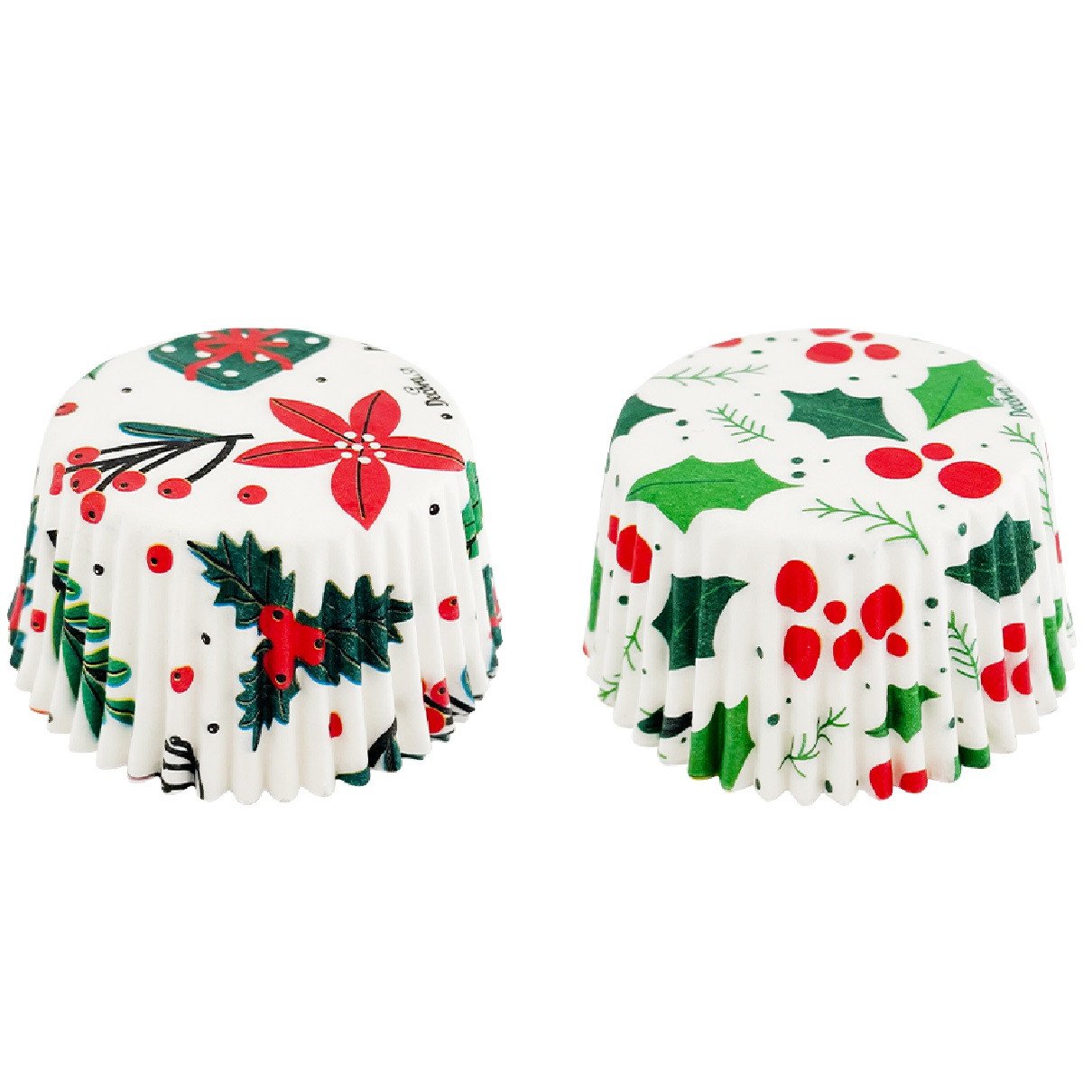 Cupcake Vormpjes Kerst Best Wishes Ø50x32(h)mm 36 stuks