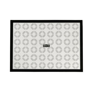 Siliconen Bakmat met Macaronverdeling 42x30cm