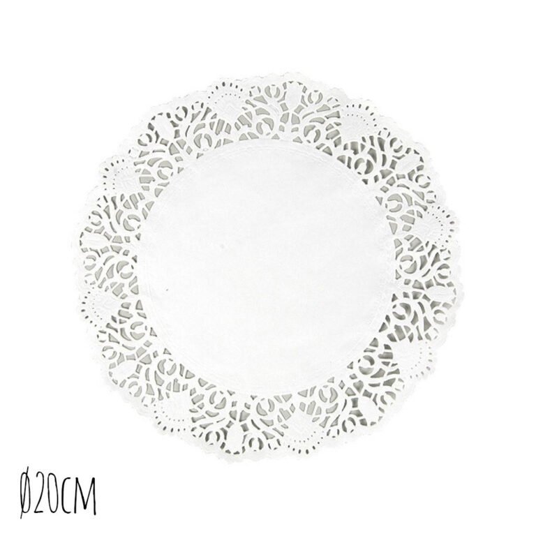 Taartrand Ø20cm Wit 250 stuks