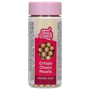 FunCakes Crispy Choco Pearls - Metallic Gold 60g